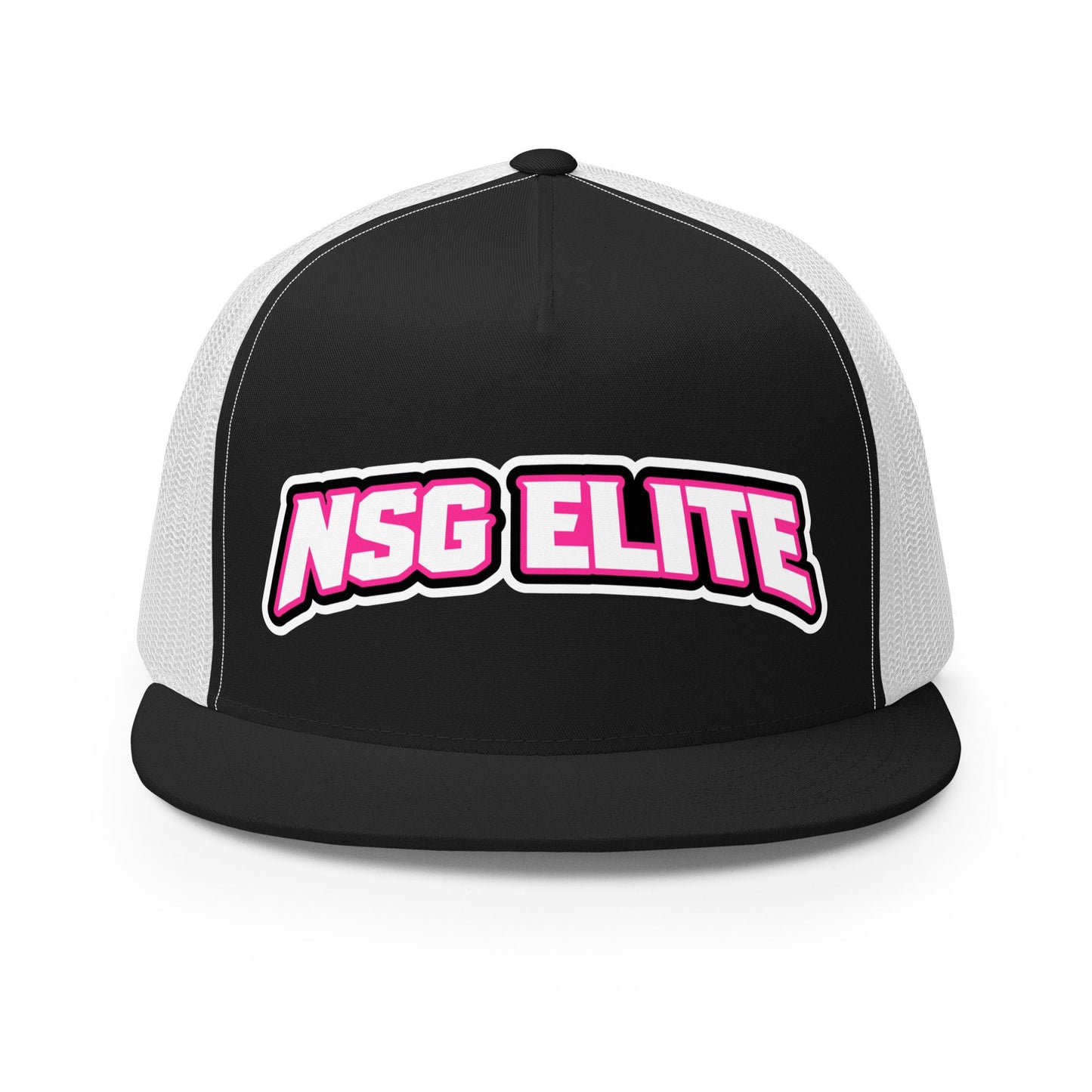 Performance | 5 Panel Trucker Cap | NSG Elite Women’s Basketball | Vanguard Shield Logo