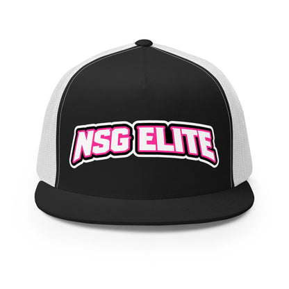 Performance | 5 Panel Trucker Cap | NSG Elite Women’s Basketball | Vanguard Shield Logo