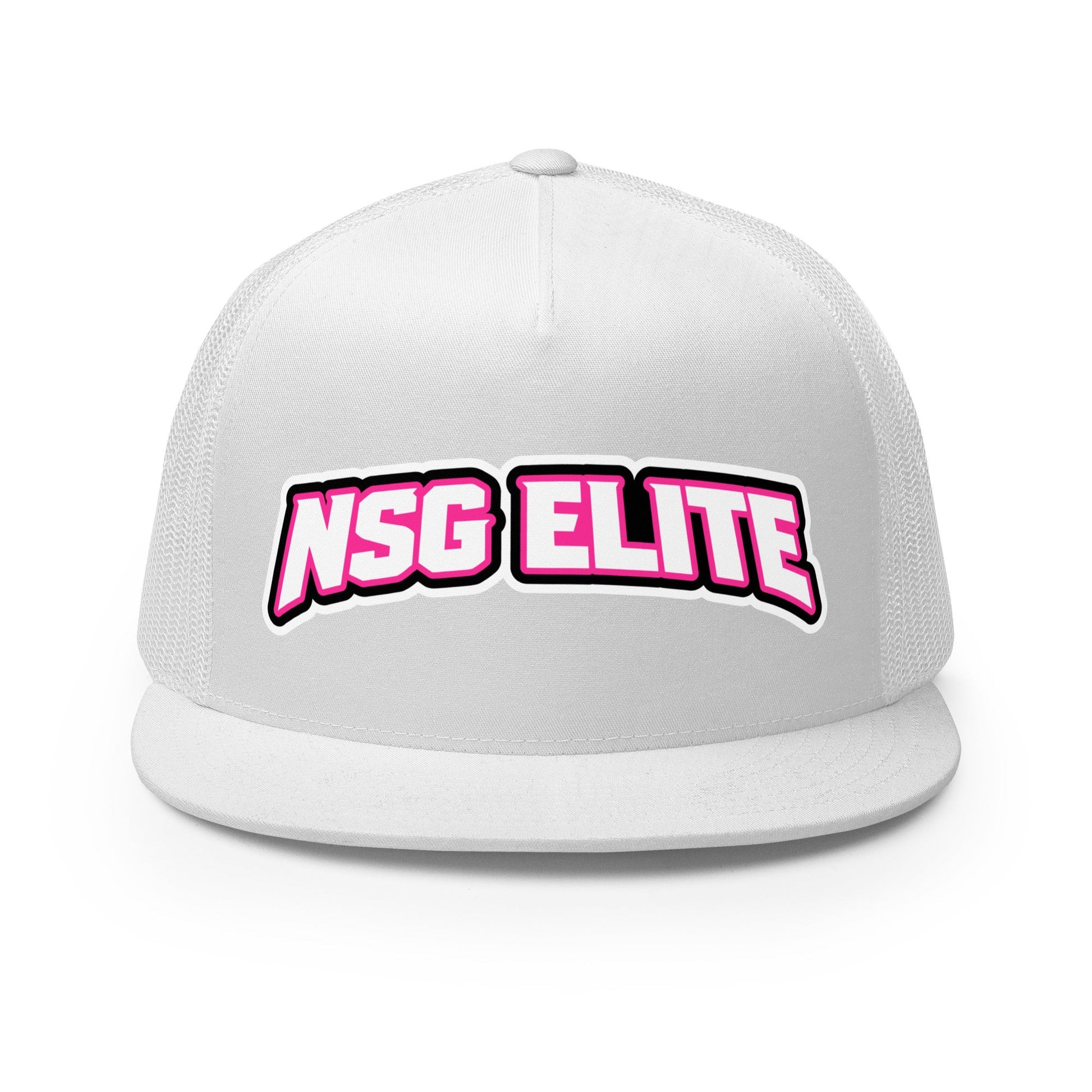 Performance | 5 Panel Trucker Cap | NSG Elite Women’s Basketball | Vanguard Shield Logo