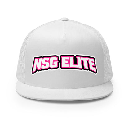 Performance | 5 Panel Trucker Cap | NSG Elite Women’s Basketball | Vanguard Shield Logo