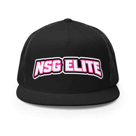 Performance | 5 Panel Trucker Cap | NSG Elite Women’s Basketball | Vanguard Shield Logo