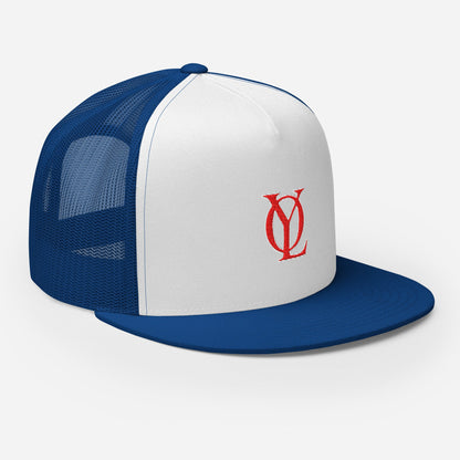 Performance | 5 Panel Trucker Cap | Oakdale Youth League | Monogram Logo