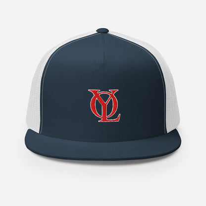 Performance | 5 Panel Trucker Cap | Oakdale Youth League | Monogram Logo