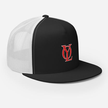 Performance | 5 Panel Trucker Cap | Oakdale Youth League | Monogram Logo