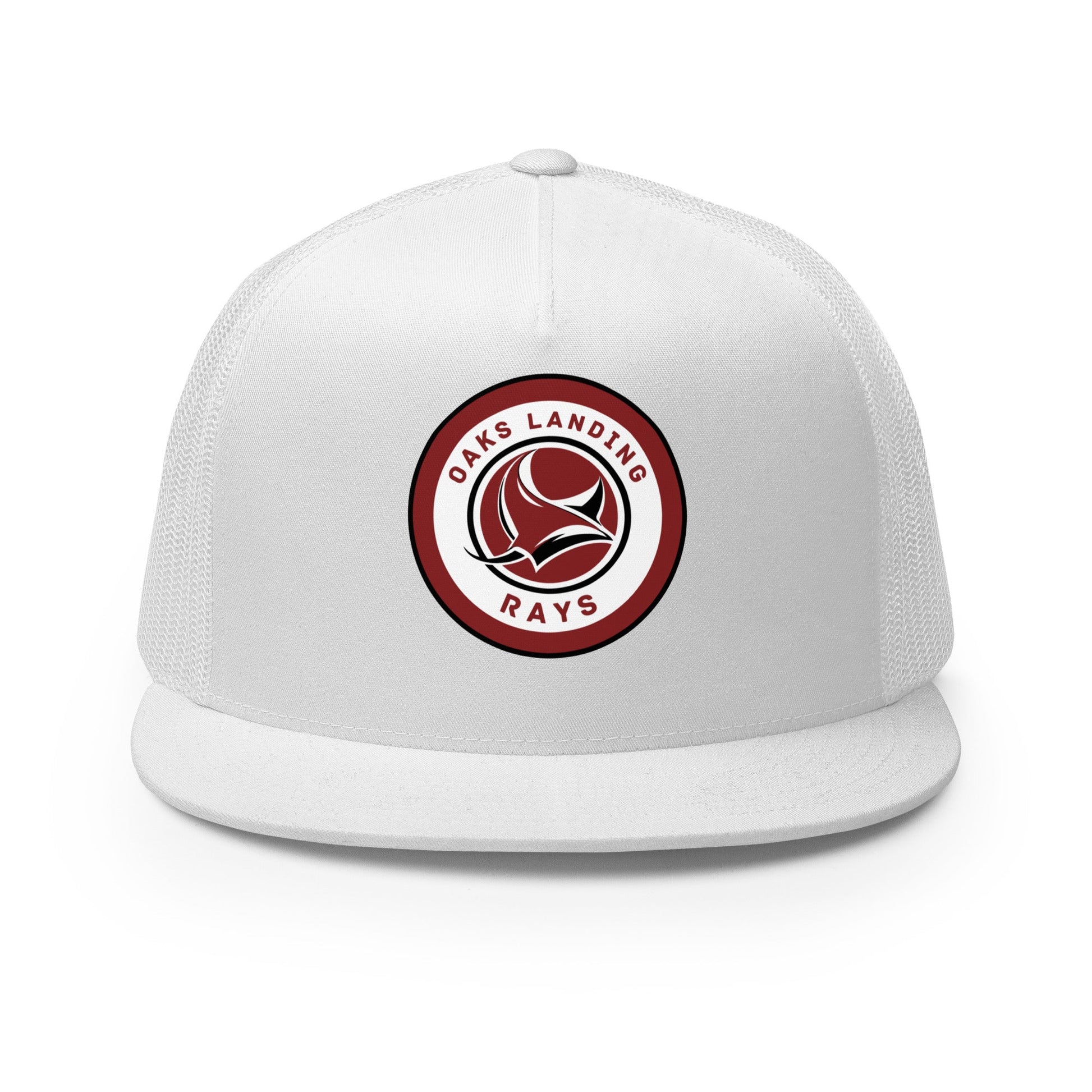 Performance | 5 Panel Trucker Cap | OAKS LANDING RAYS | Badge Logo