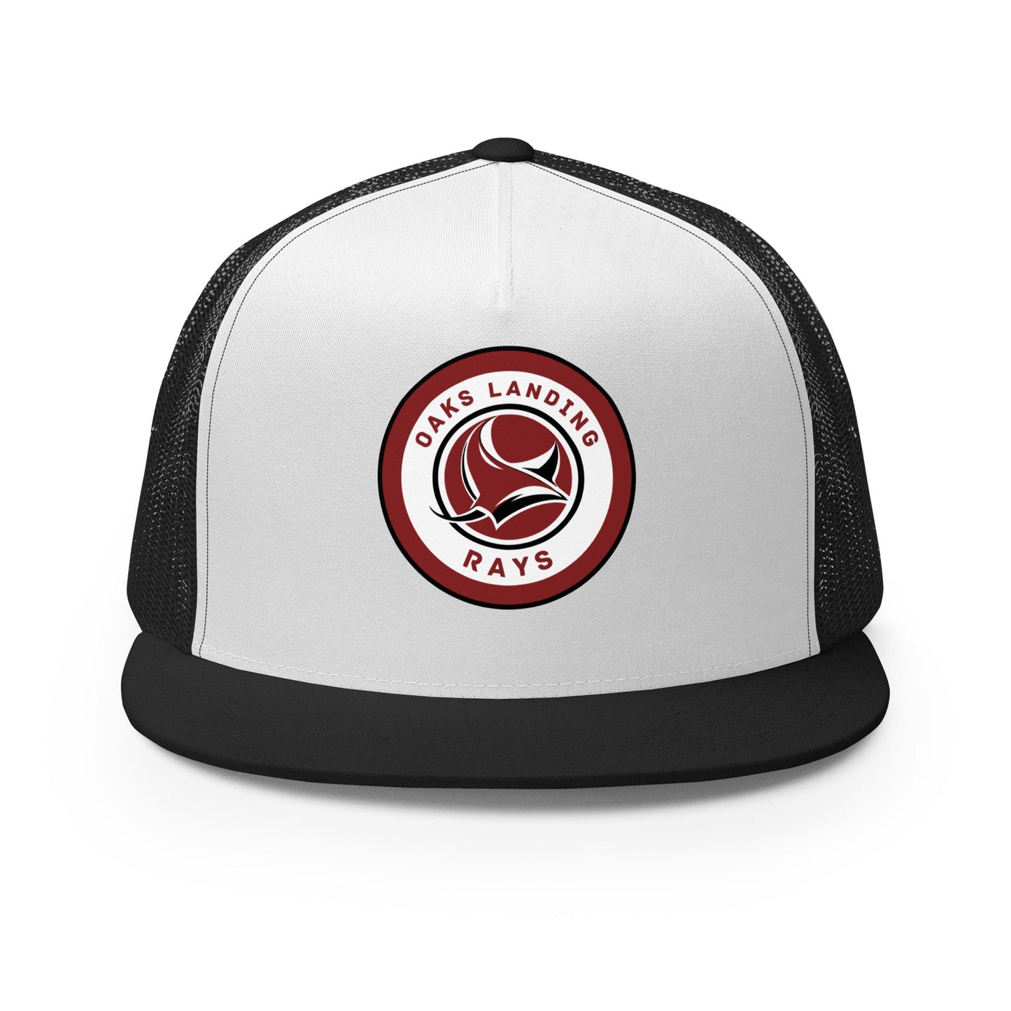 Performance | 5 Panel Trucker Cap | OAKS LANDING RAYS | Badge Logo