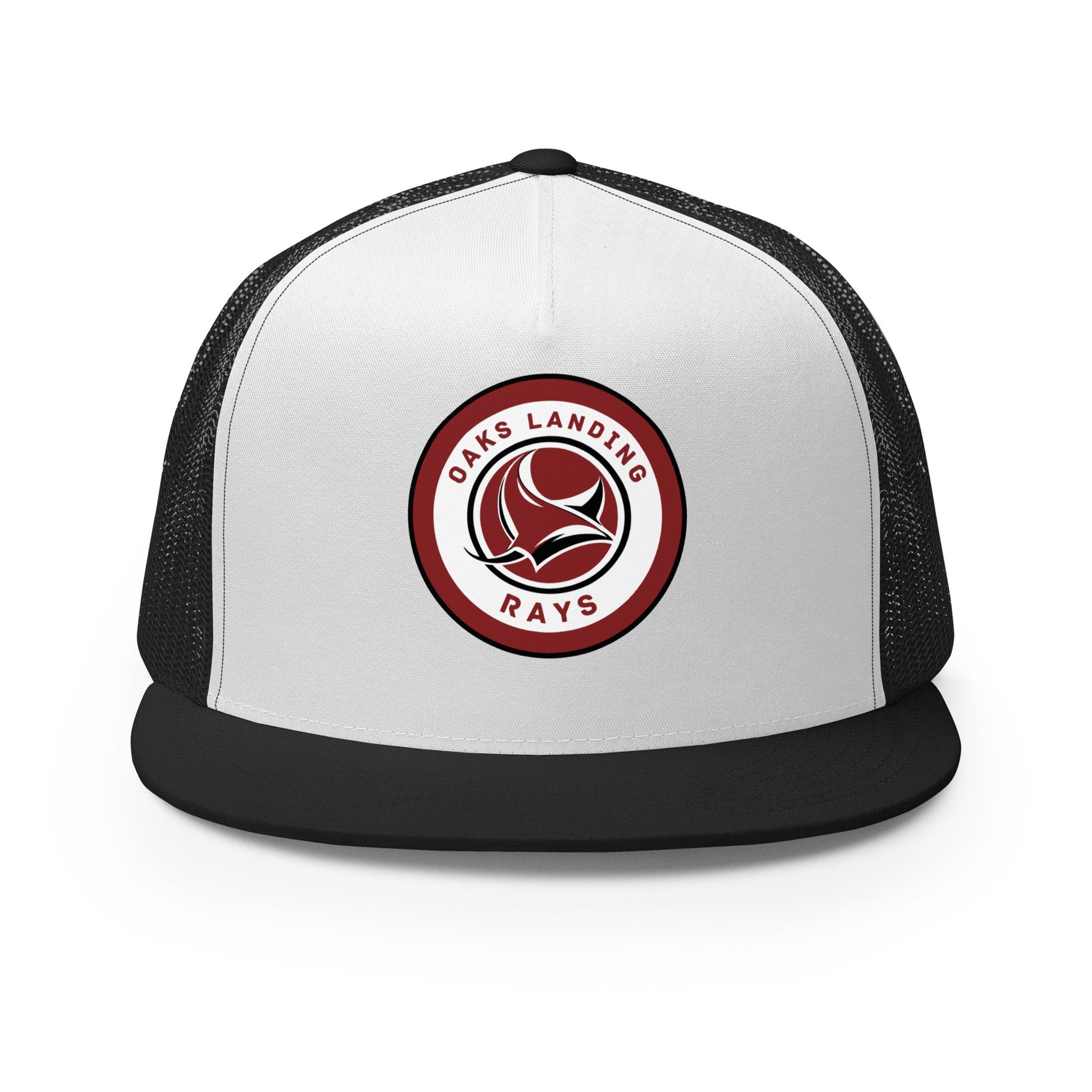 Performance | 5 Panel Trucker Cap | OAKS LANDING RAYS | Badge Logo