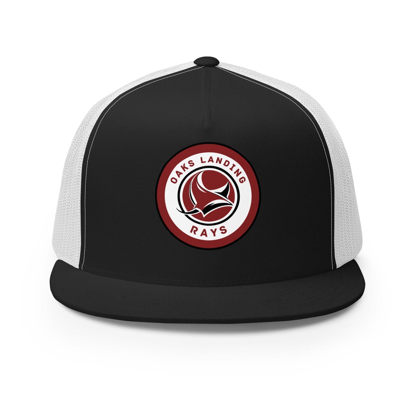 Performance | 5 Panel Trucker Cap | OAKS LANDING RAYS | Badge Logo