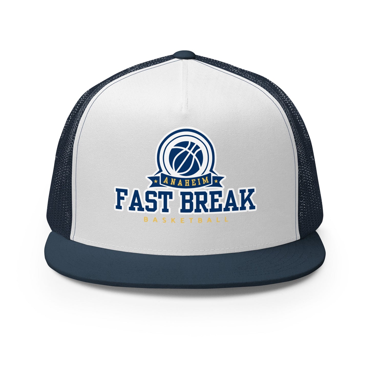 Performance | 5 Panel Trucker Cap | OC FASTBREAK | Fast Break Logo