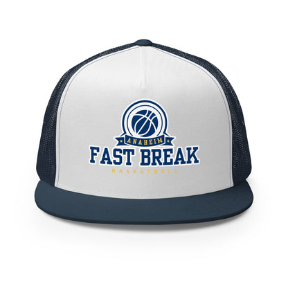 Performance | 5 Panel Trucker Cap | OC FASTBREAK | Fast Break Logo