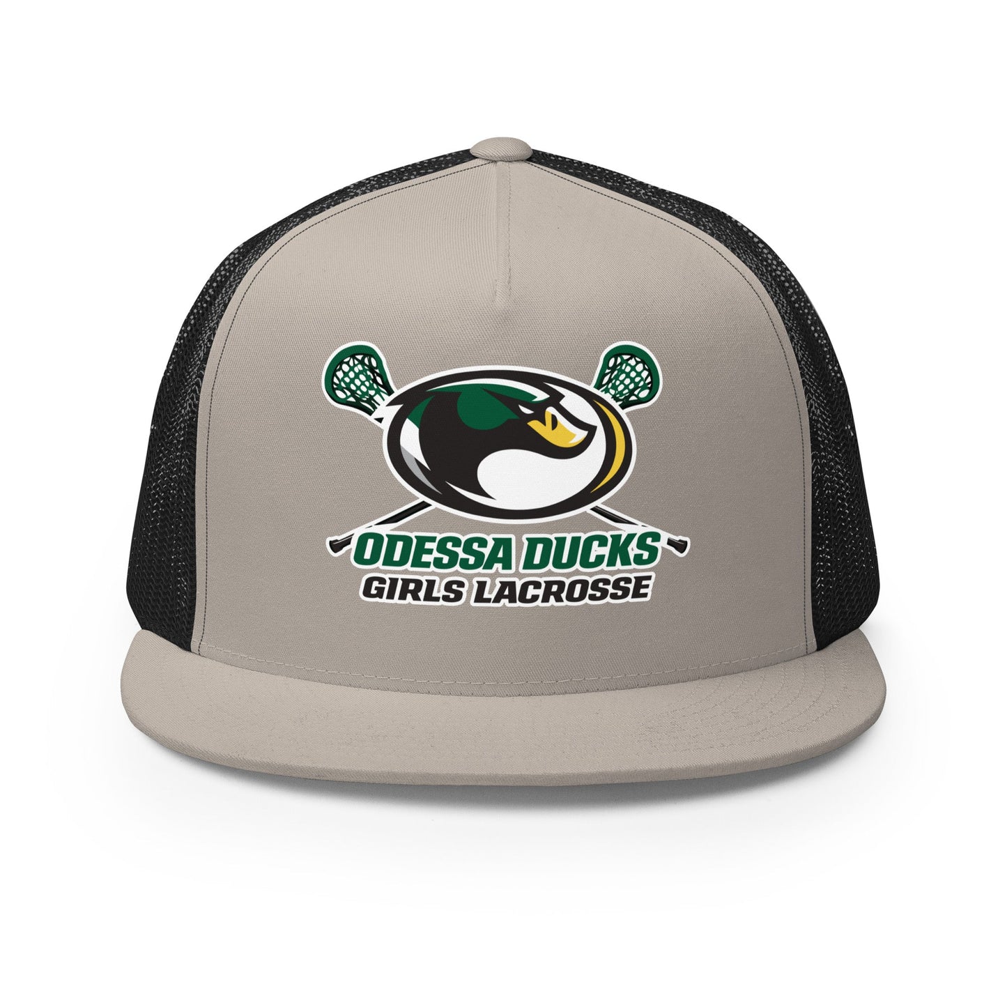 Performance | 5 Panel Trucker Cap | Odessa Girls Lacrosse | Duck Sticks Logo