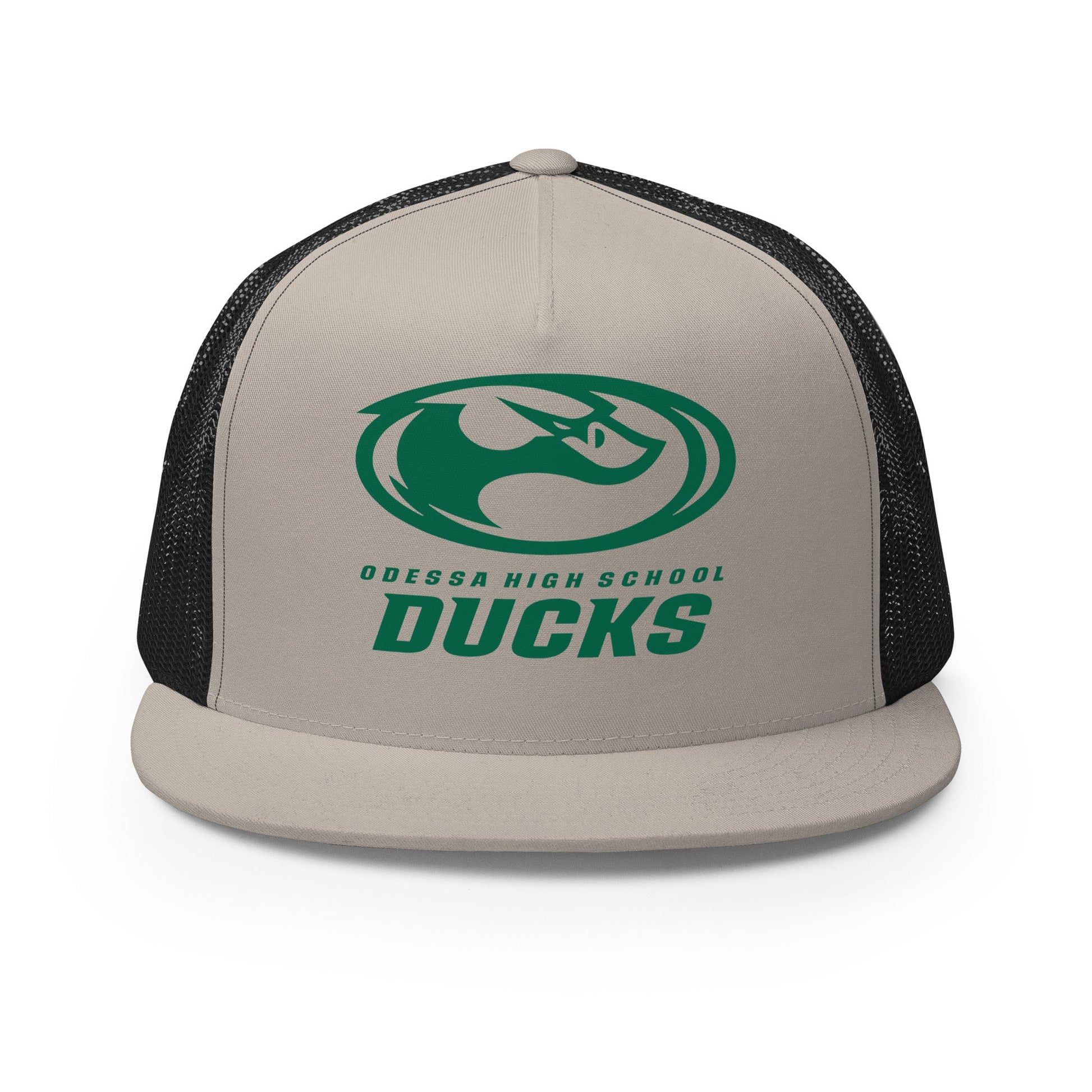 Performance | 5 Panel Trucker Cap | Odessa Girls Lacrosse | Ducks Green Logo