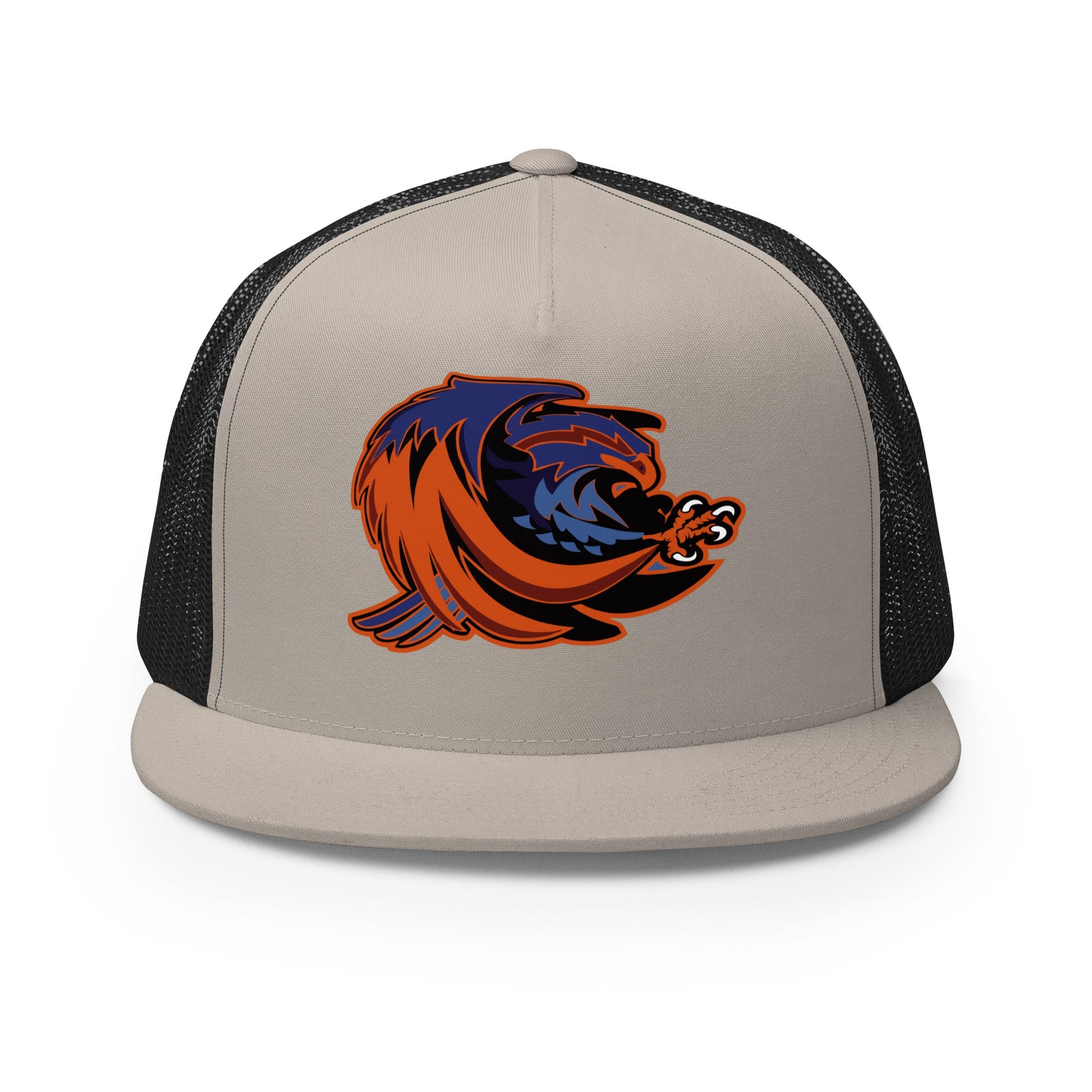 Performance | 5 Panel Trucker Cap | Offutt AFB Warhawks | Mascot Logo