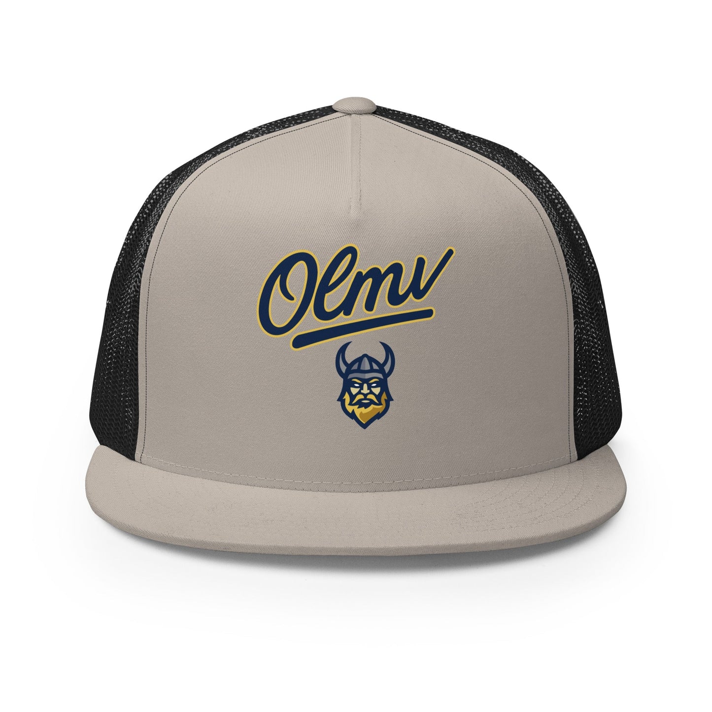 Performance | 5 Panel Trucker Cap | OLMV Vikings | Script Logo