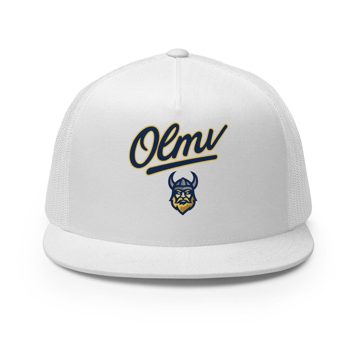 Performance | 5 Panel Trucker Cap | OLMV Vikings | Script Logo