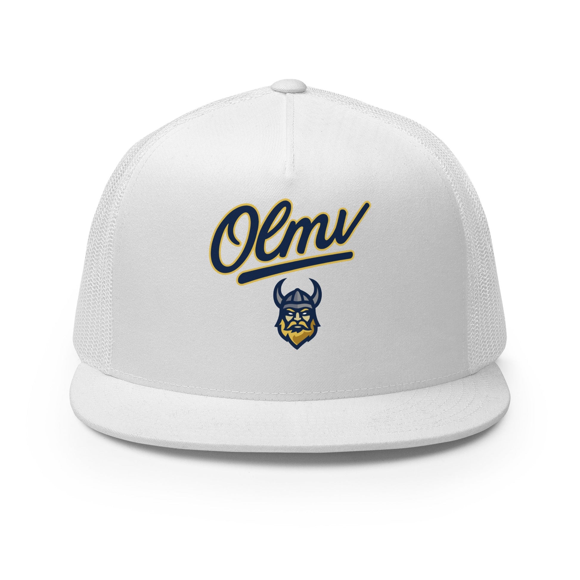 Performance | 5 Panel Trucker Cap | OLMV Vikings | Script Logo