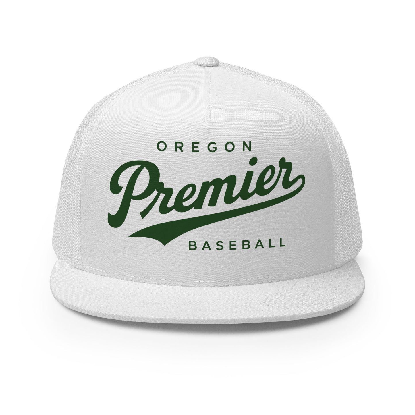 Performance | 5 Panel Trucker Cap | Oregon Premier Baseball | Premier Logo