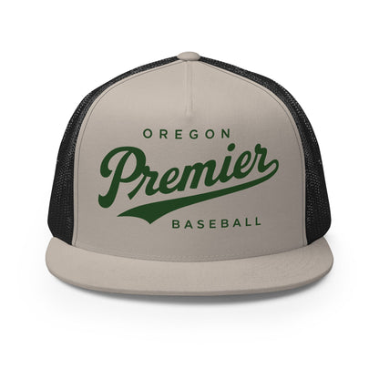 Performance | 5 Panel Trucker Cap | Oregon Premier Baseball | Premier Logo
