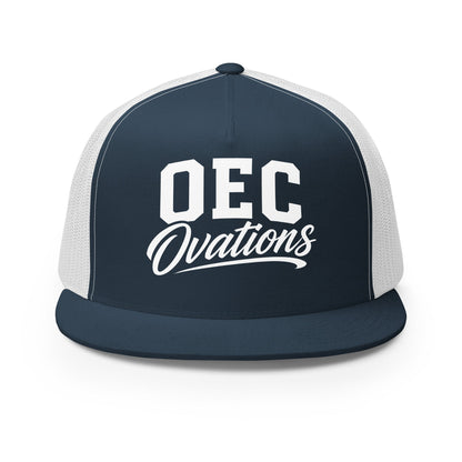 Performance | 5 Panel Trucker Cap | Ovations Elite Cheer | Crest Logo