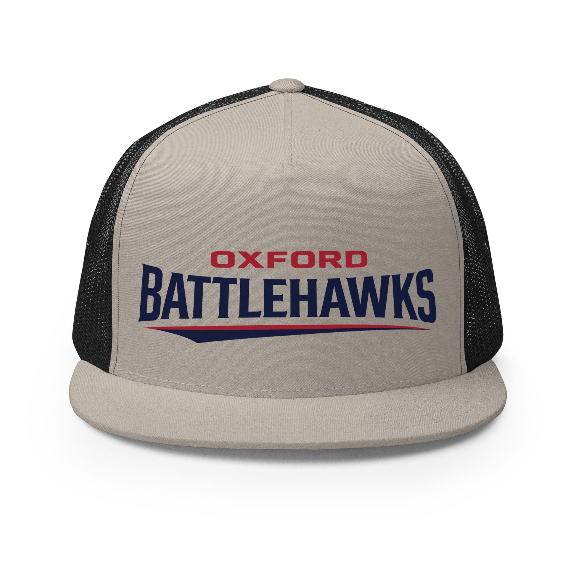 Performance | 5 Panel Trucker Cap | Oxford Battlehawks 13U | Raptor Logo