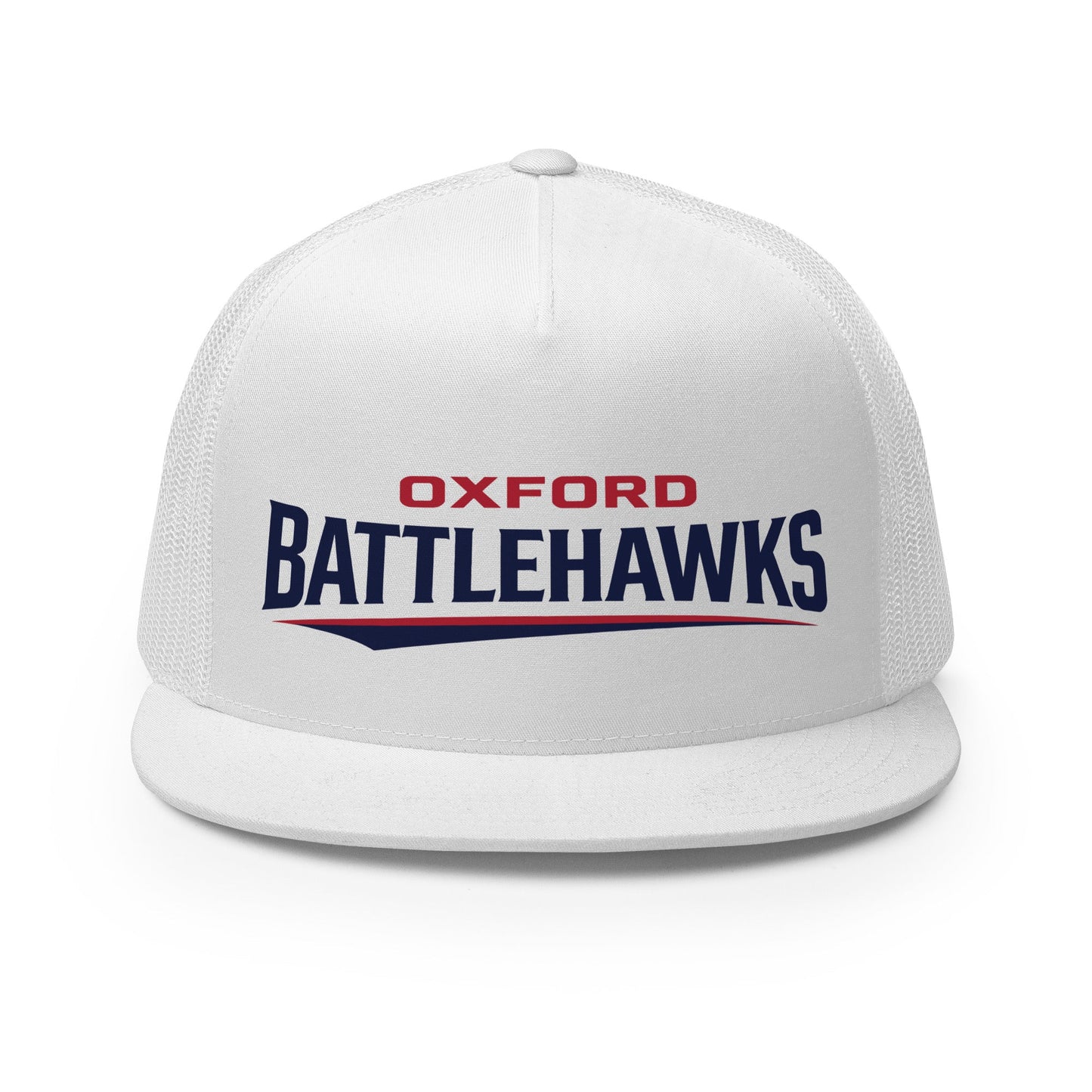 Performance | 5 Panel Trucker Cap | Oxford Battlehawks 13U | Raptor Logo