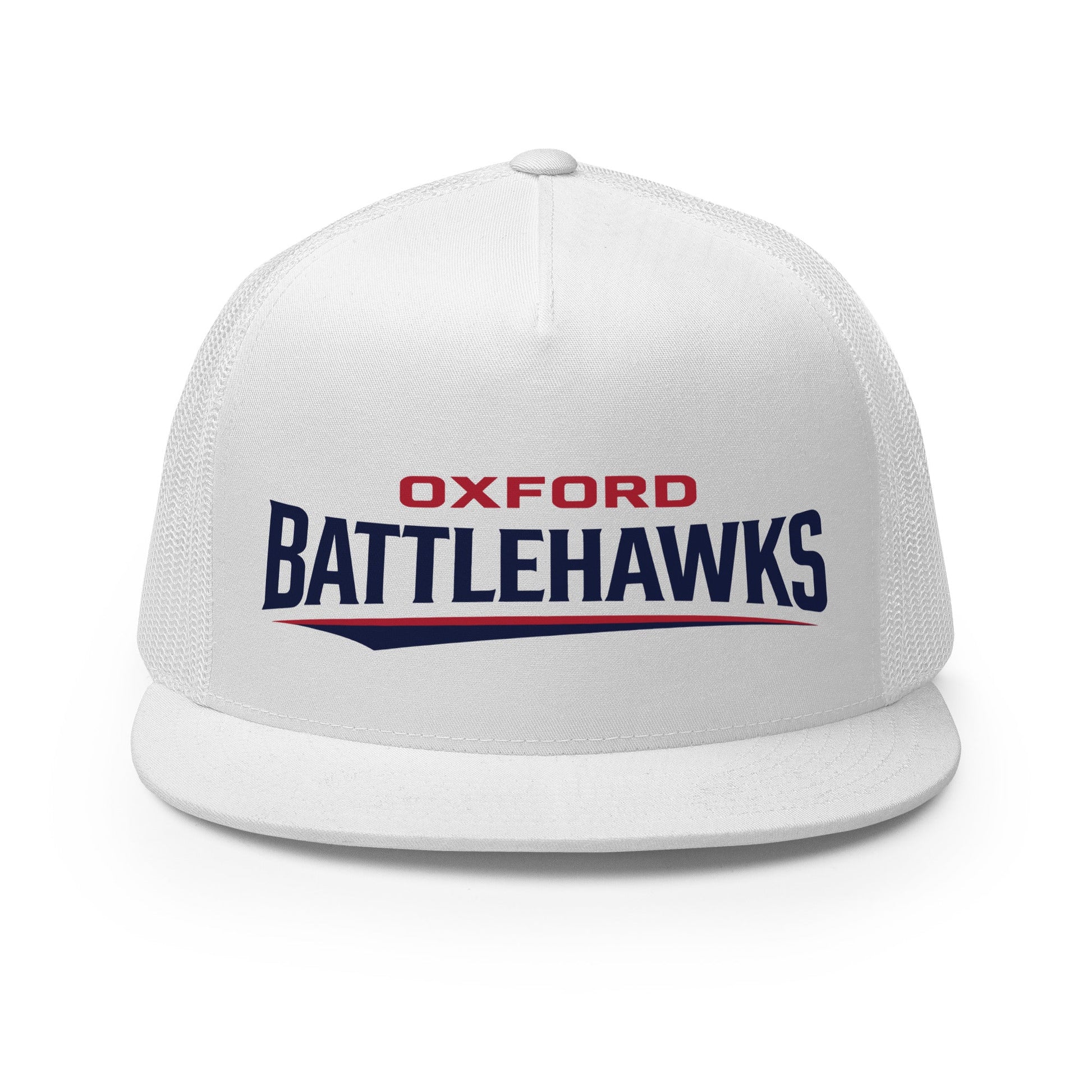 Performance | 5 Panel Trucker Cap | Oxford Battlehawks 13U | Raptor Logo