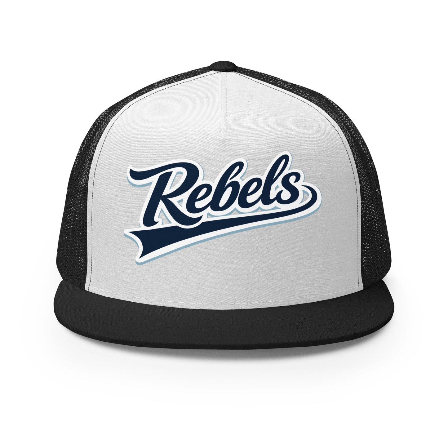 Performance | 5 Panel Trucker Cap | Oxford Rebels 12U | Mark Logo