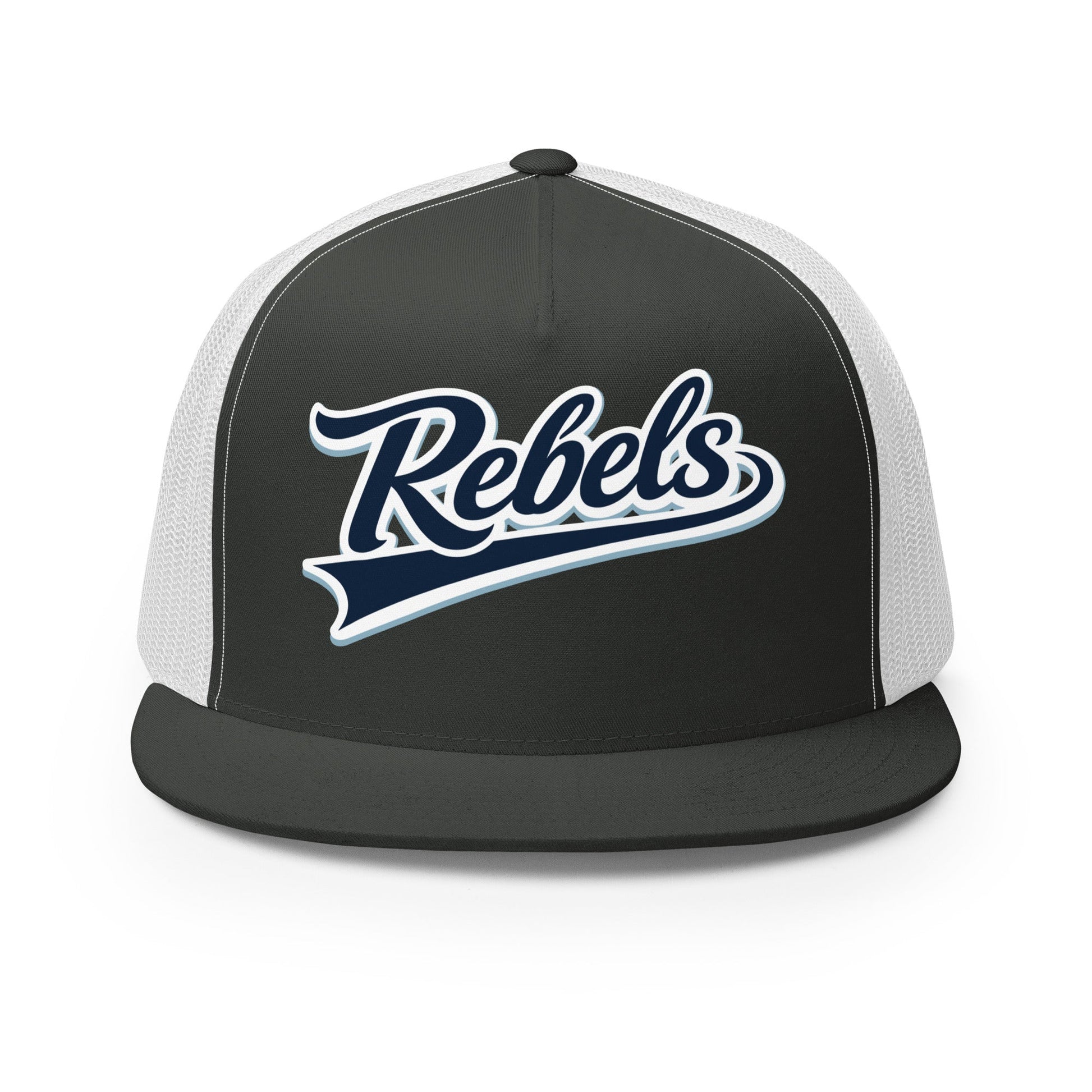 Performance | 5 Panel Trucker Cap | Oxford Rebels 12U | Mark Logo