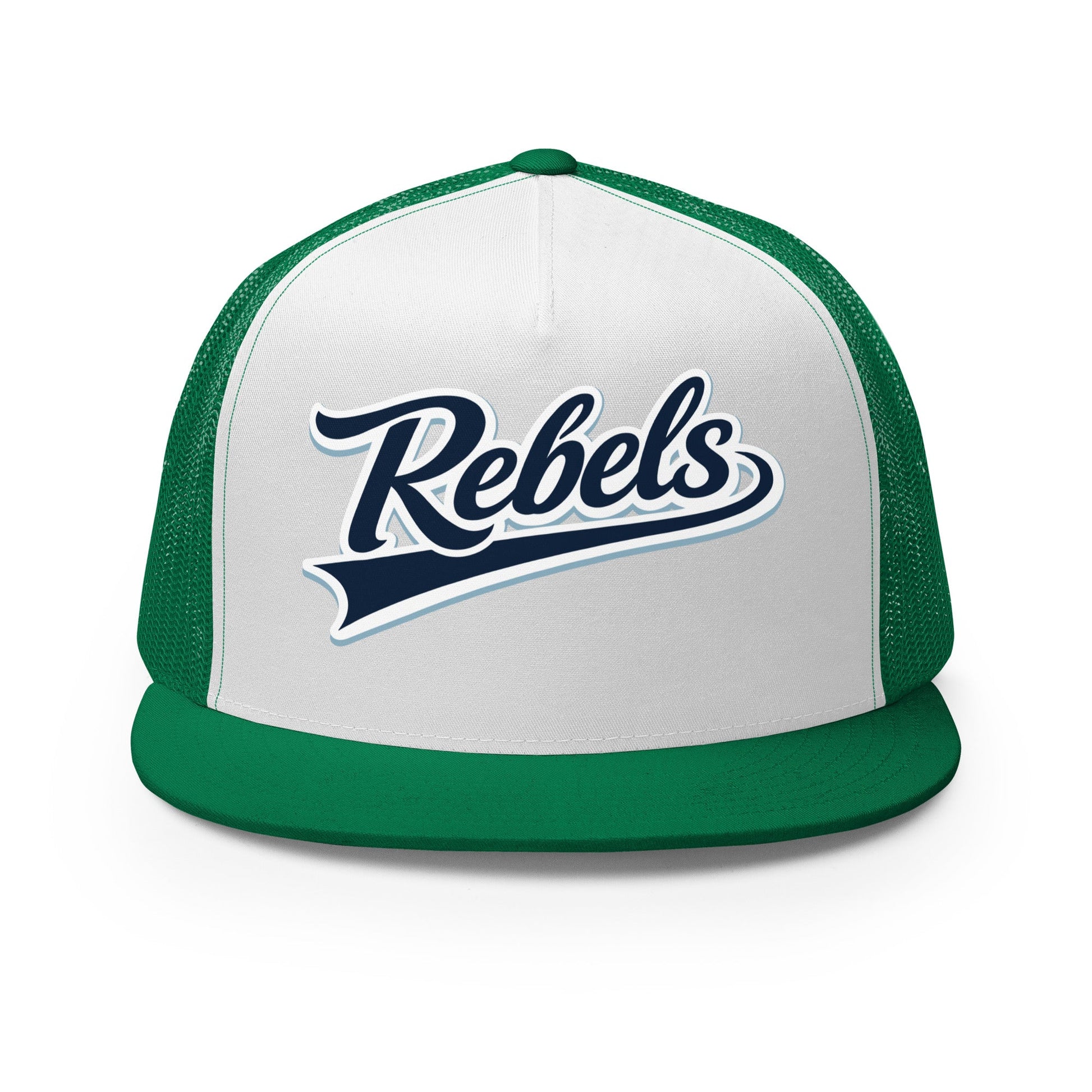 Performance | 5 Panel Trucker Cap | Oxford Rebels 12U | Mark Logo