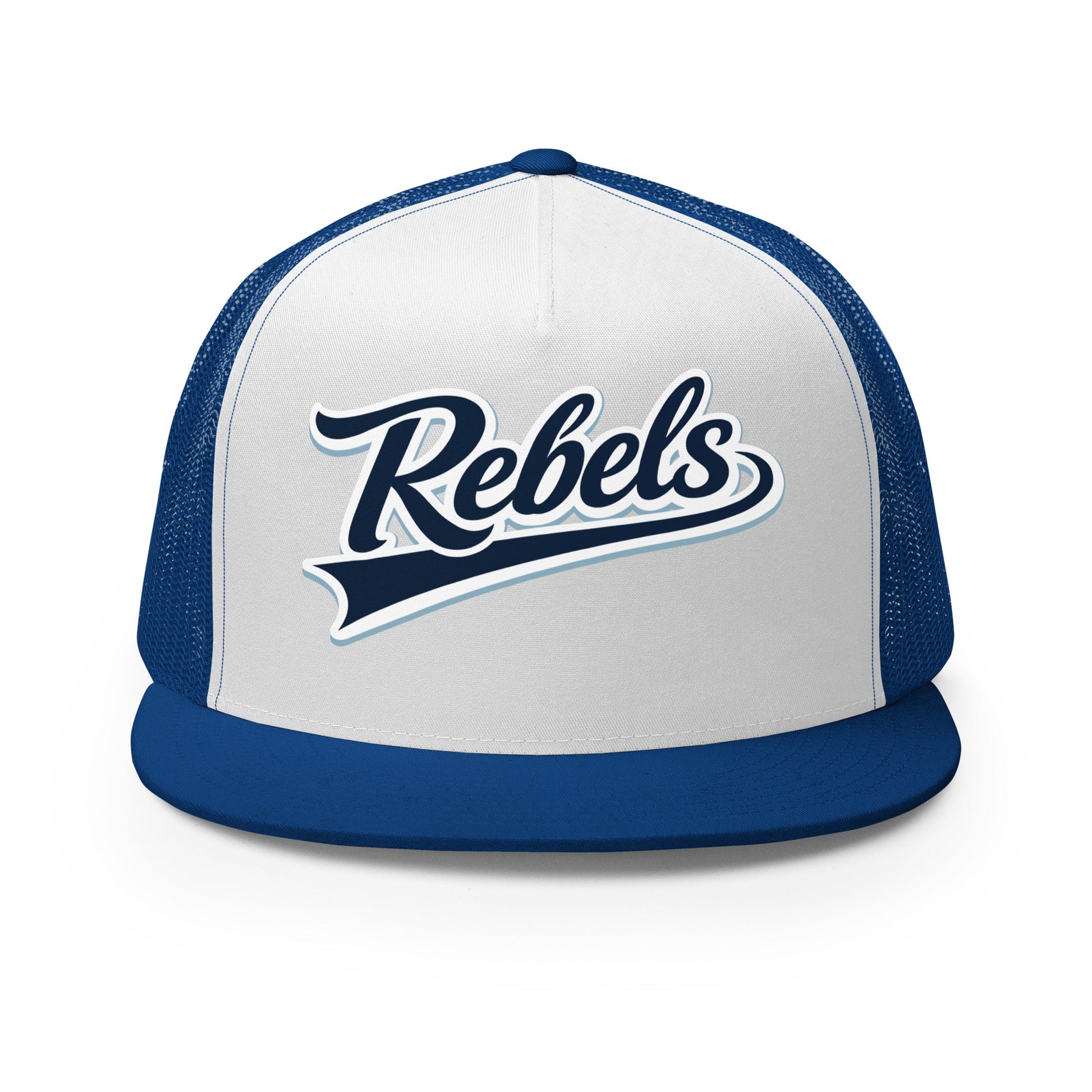 Performance | 5 Panel Trucker Cap | Oxford Rebels 12U | Mark Logo