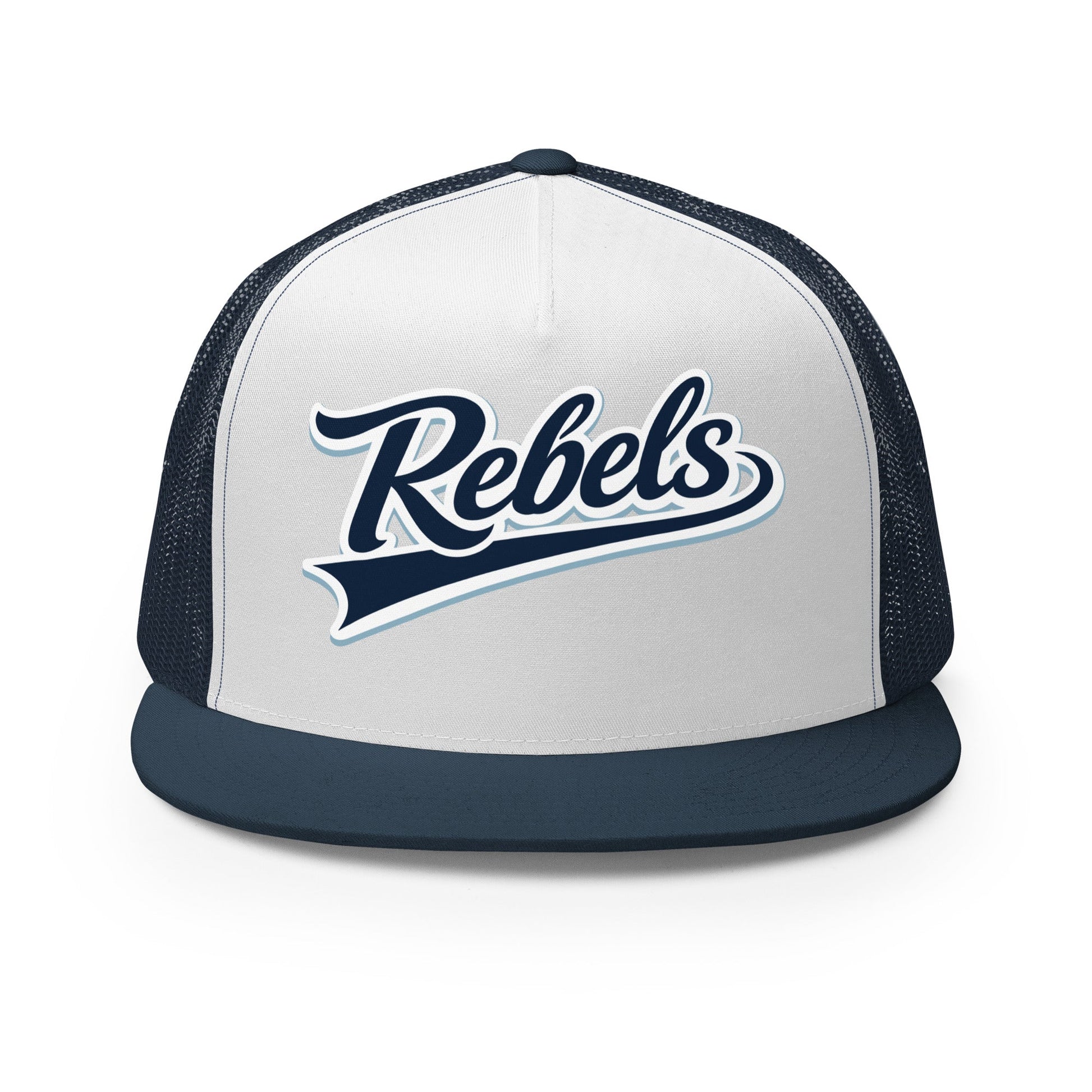 Performance | 5 Panel Trucker Cap | Oxford Rebels 12U | Mark Logo