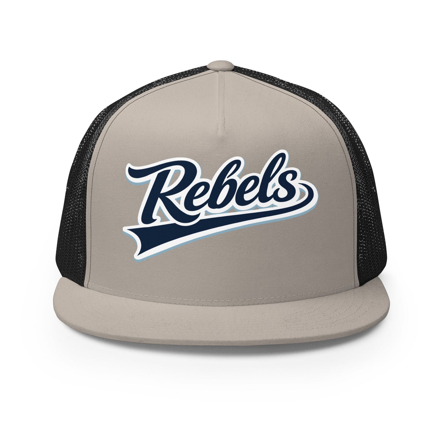 Performance | 5 Panel Trucker Cap | Oxford Rebels 12U | Mark Logo