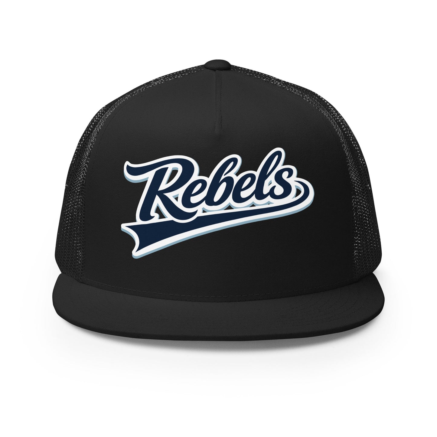 Performance | 5 Panel Trucker Cap | Oxford Rebels 12U | Mark Logo