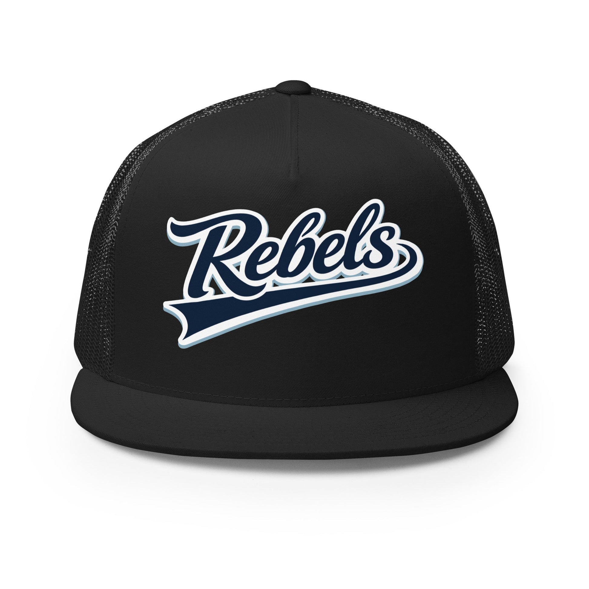 Performance | 5 Panel Trucker Cap | Oxford Rebels 12U | Mark Logo