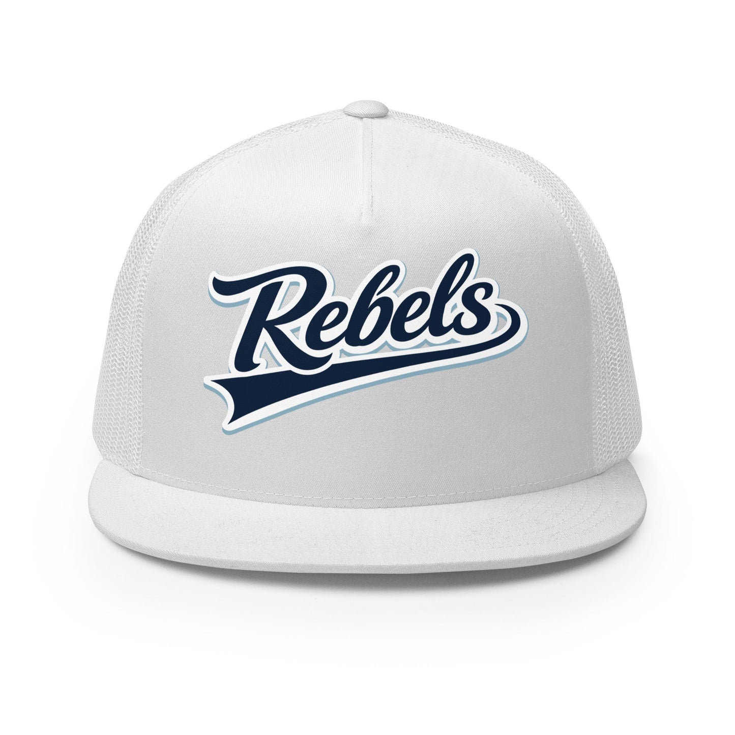 Performance | 5 Panel Trucker Cap | Oxford Rebels 12U | Mark Logo