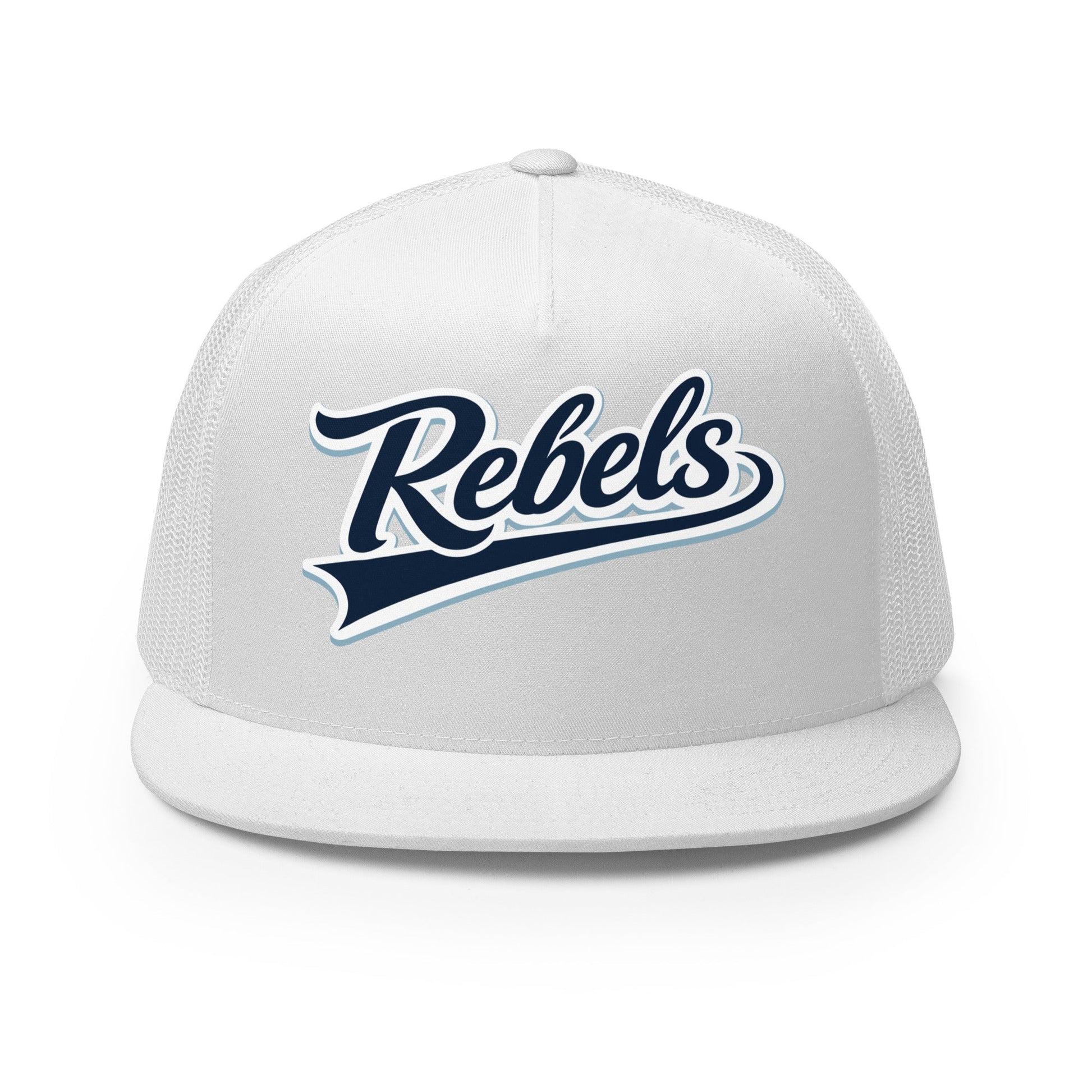 Performance | 5 Panel Trucker Cap | Oxford Rebels 12U | Mark Logo