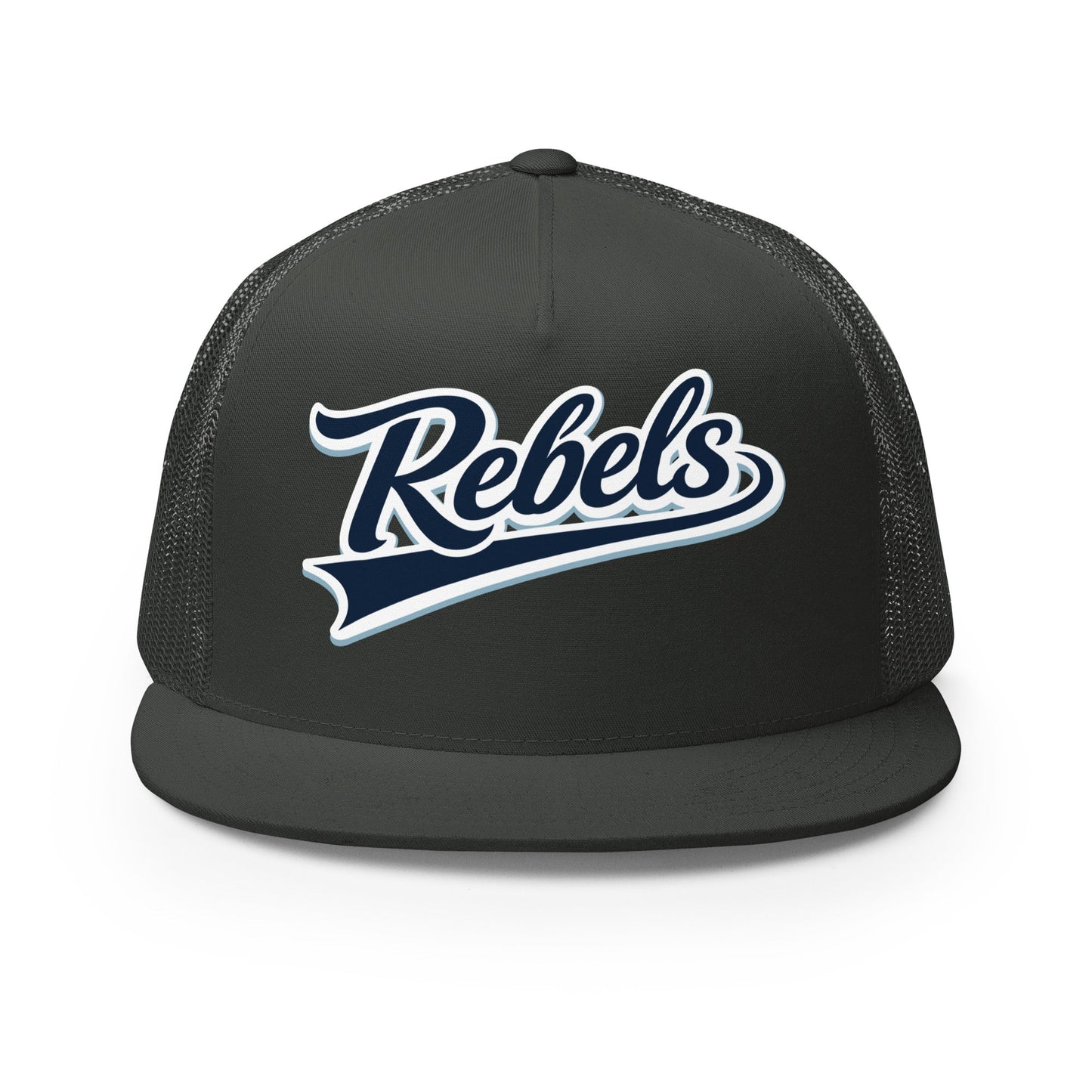 Performance | 5 Panel Trucker Cap | Oxford Rebels 12U | Mark Logo
