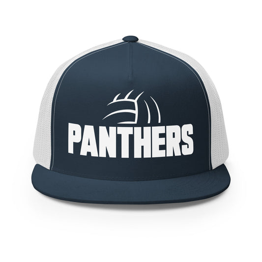 Performance | 5 Panel Trucker Cap | Page County High School Volleyball | Vanguard Logo