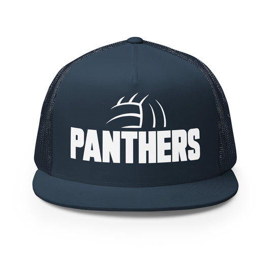 Performance | 5 Panel Trucker Cap | Page County High School Volleyball | Vanguard Logo