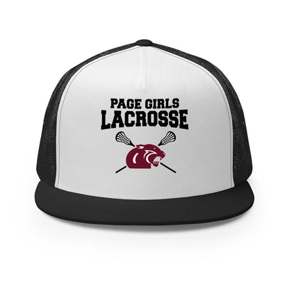 Performance | 5 Panel Trucker Cap | Page Middle Girls Lacrosse