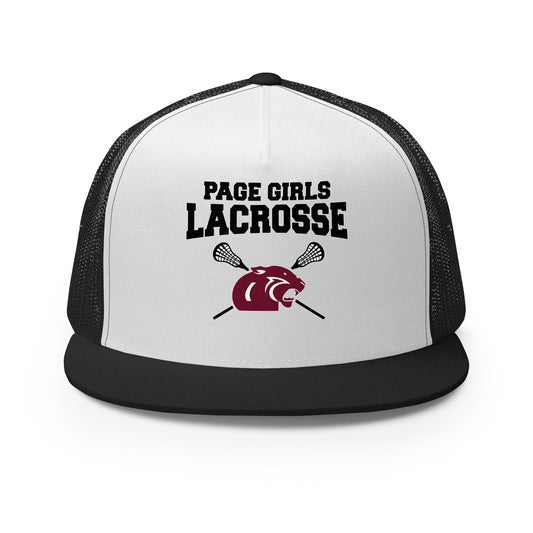 Performance | 5 Panel Trucker Cap | Page Middle Girls Lacrosse