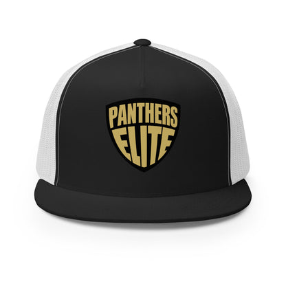 Performance | 5 Panel Trucker Cap | Panthers Elite | Crest Logo