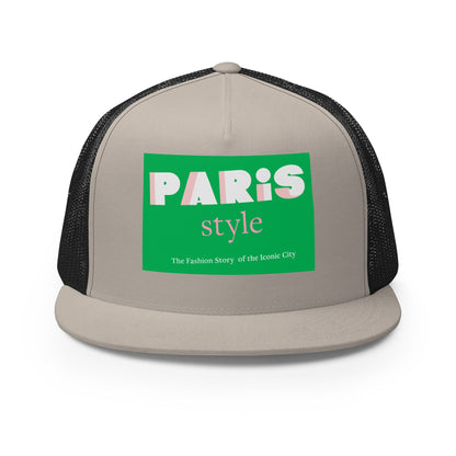 Performance | 5 Panel Trucker Cap | Paris Style
