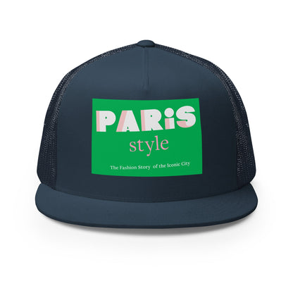 Performance | 5 Panel Trucker Cap | Paris Style