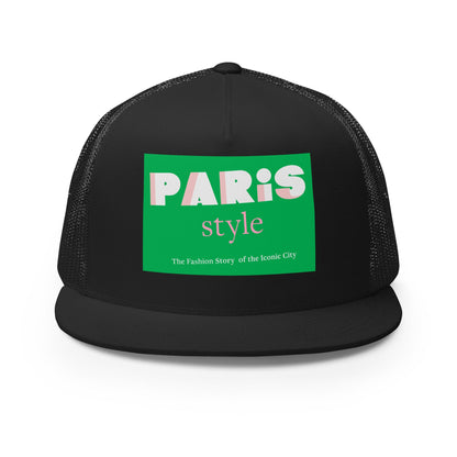 Performance | 5 Panel Trucker Cap | Paris Style