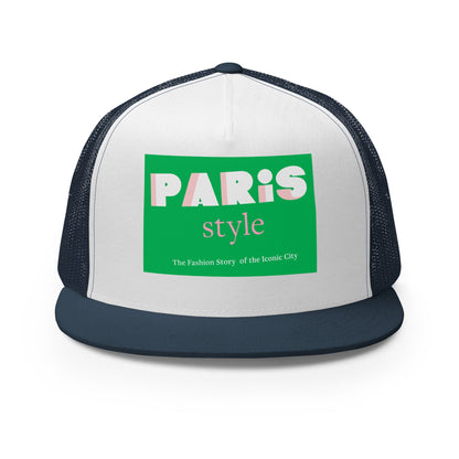 Performance | 5 Panel Trucker Cap | Paris Style