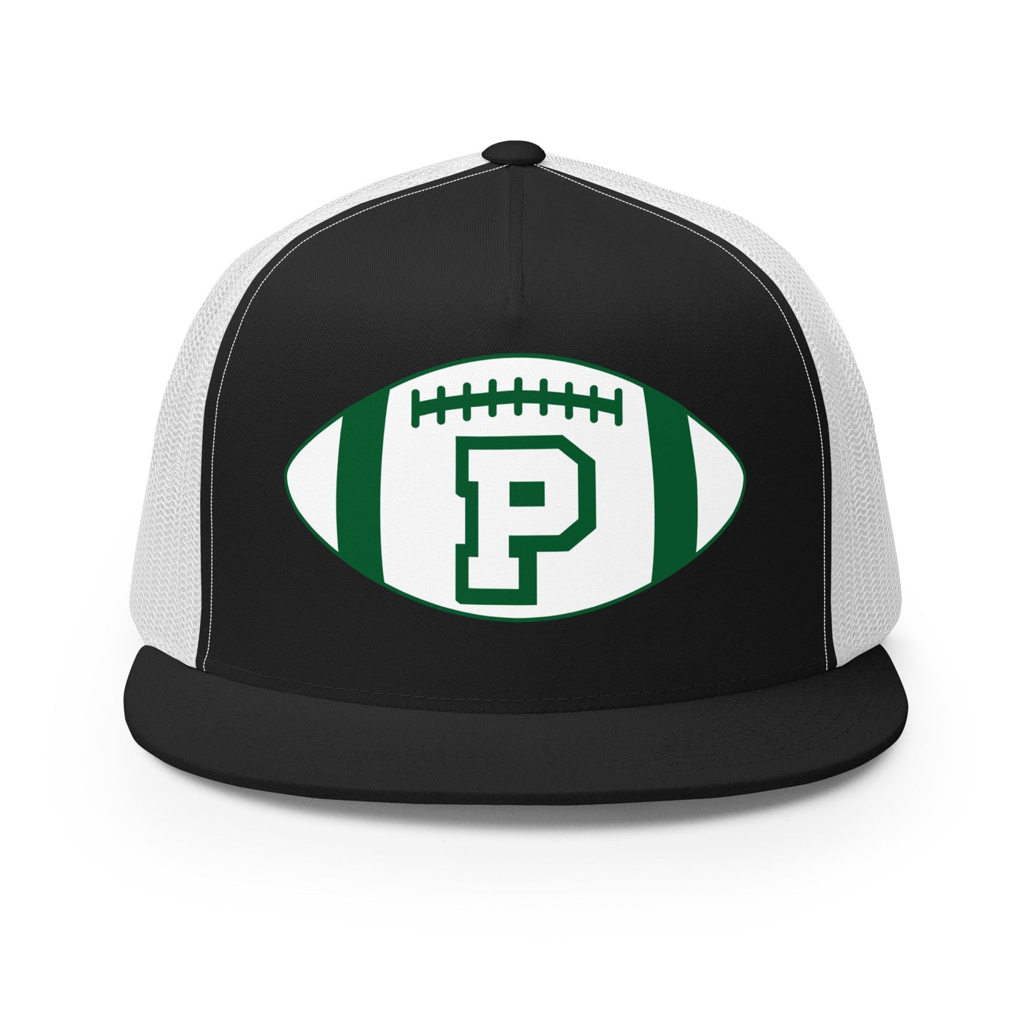 Performance | 5 Panel Trucker Cap | Pentucket Youth Football and Cheer | Varsity Badge Logo
