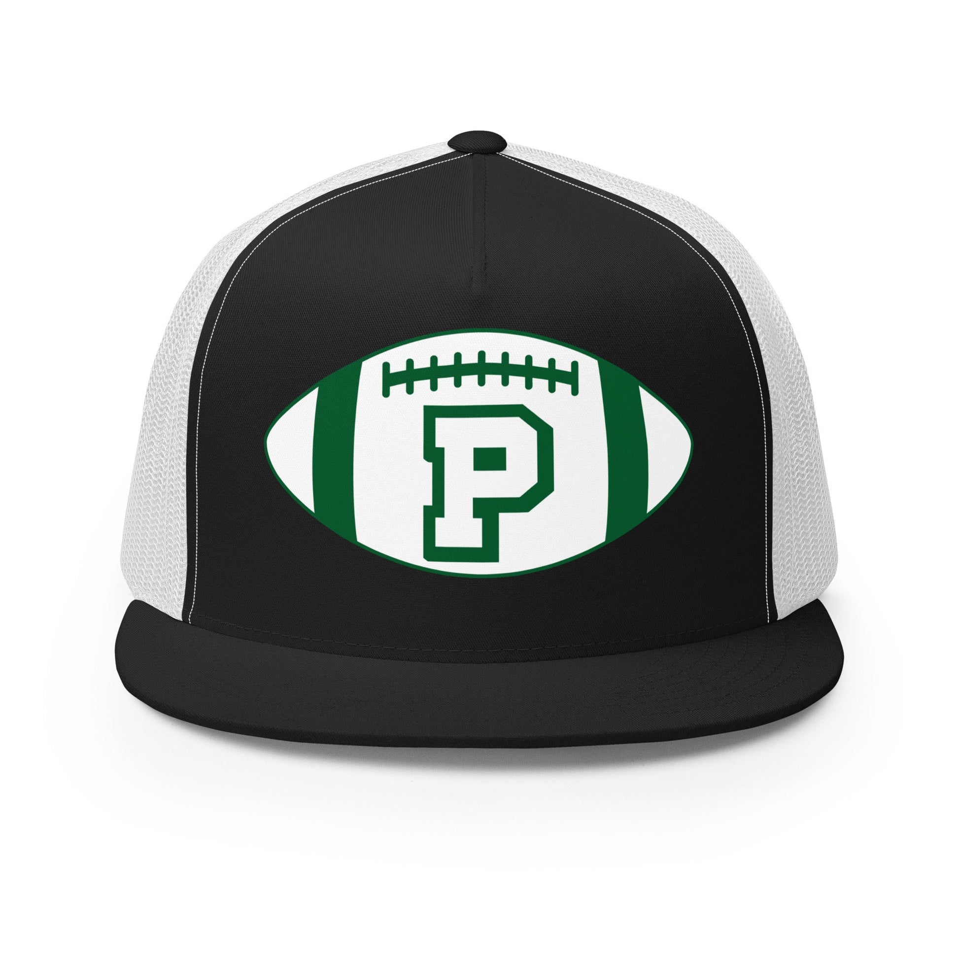 Performance | 5 Panel Trucker Cap | Pentucket Youth Football and Cheer | Varsity Badge Logo