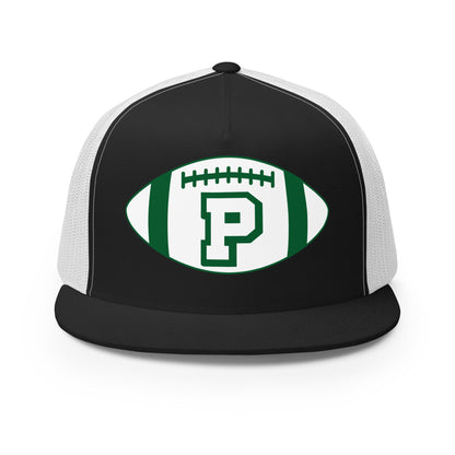 Performance | 5 Panel Trucker Cap | Pentucket Youth Football and Cheer | Varsity Badge Logo
