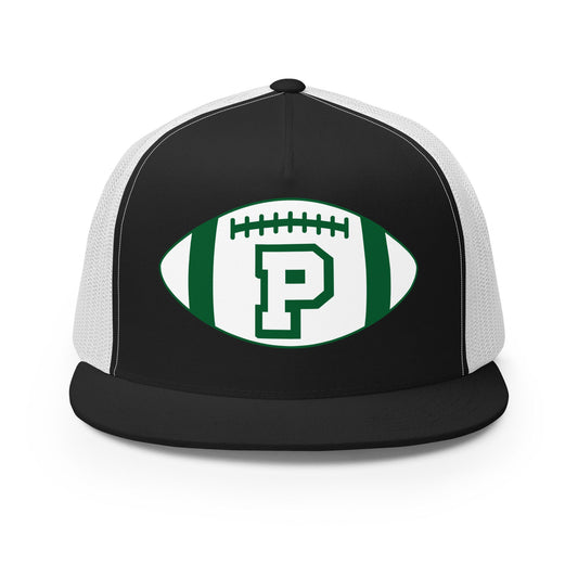 Performance | 5 Panel Trucker Cap | Pentucket Youth Football and Cheer | Varsity Badge Logo